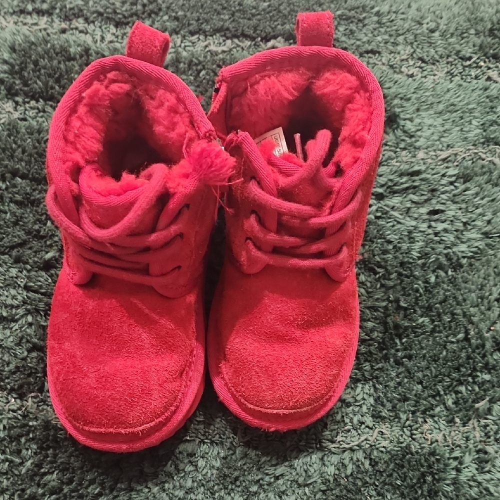 UGG Vibrant Pink Kids Boots